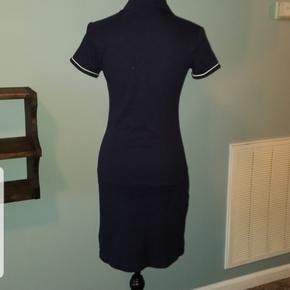 Tommy Hilfiger Tory Short Sleeve Polo Shirt Dress - Picture 6 of 8